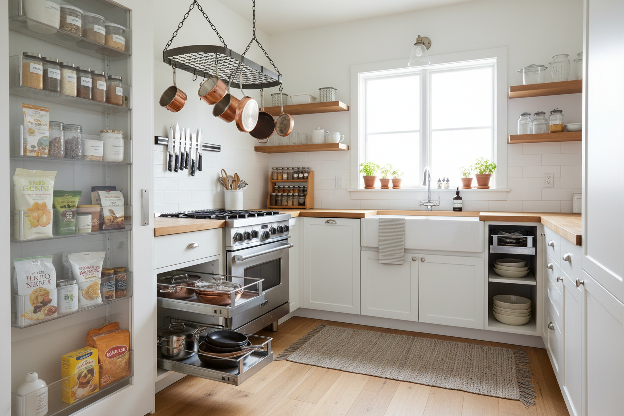 15 Genius Small Kitchen Organization Ideas to Maximize Every Inch