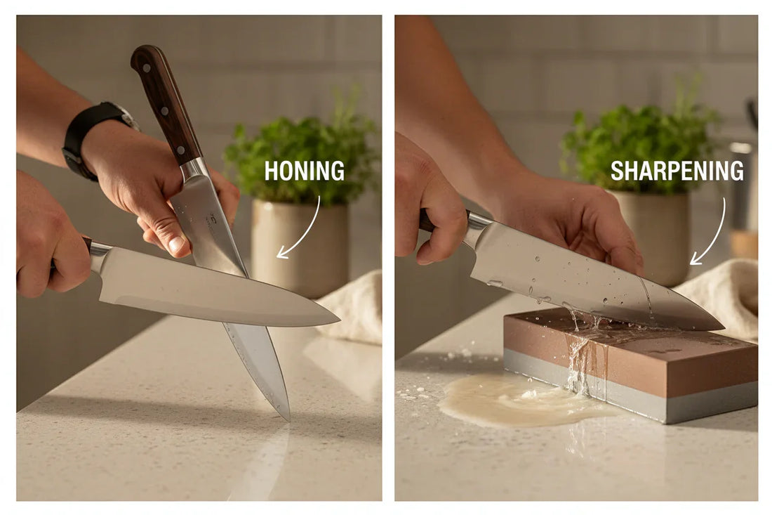 Knife Sharpening at Home: Honing vs Sharpening (2026 Beginner Guide)