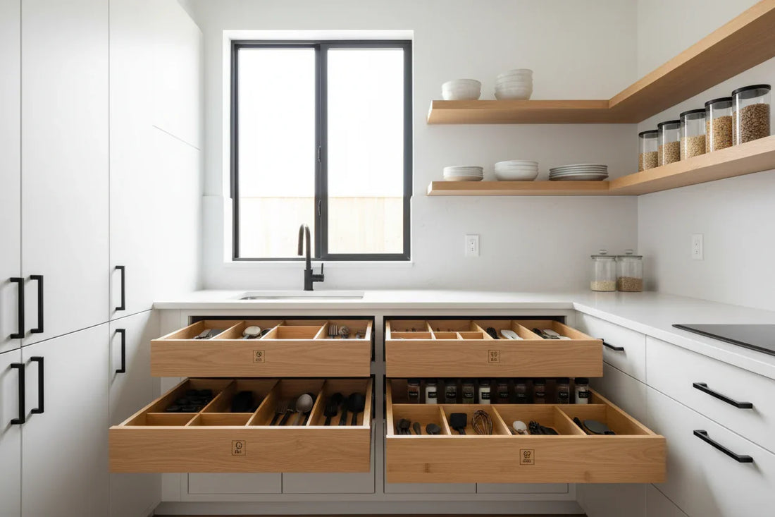 Small Kitchen Storage in 2026: The 1-Shelf Rule and Drawer Zone Method for Effortless Organization