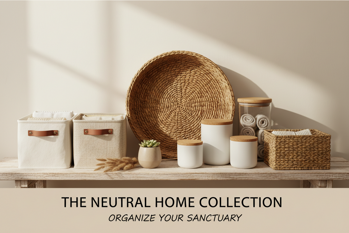 Baskets, Bins & Containers for organized home storage