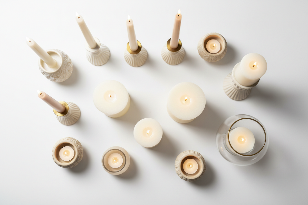 Candles & Holders for warm and stylish home décor