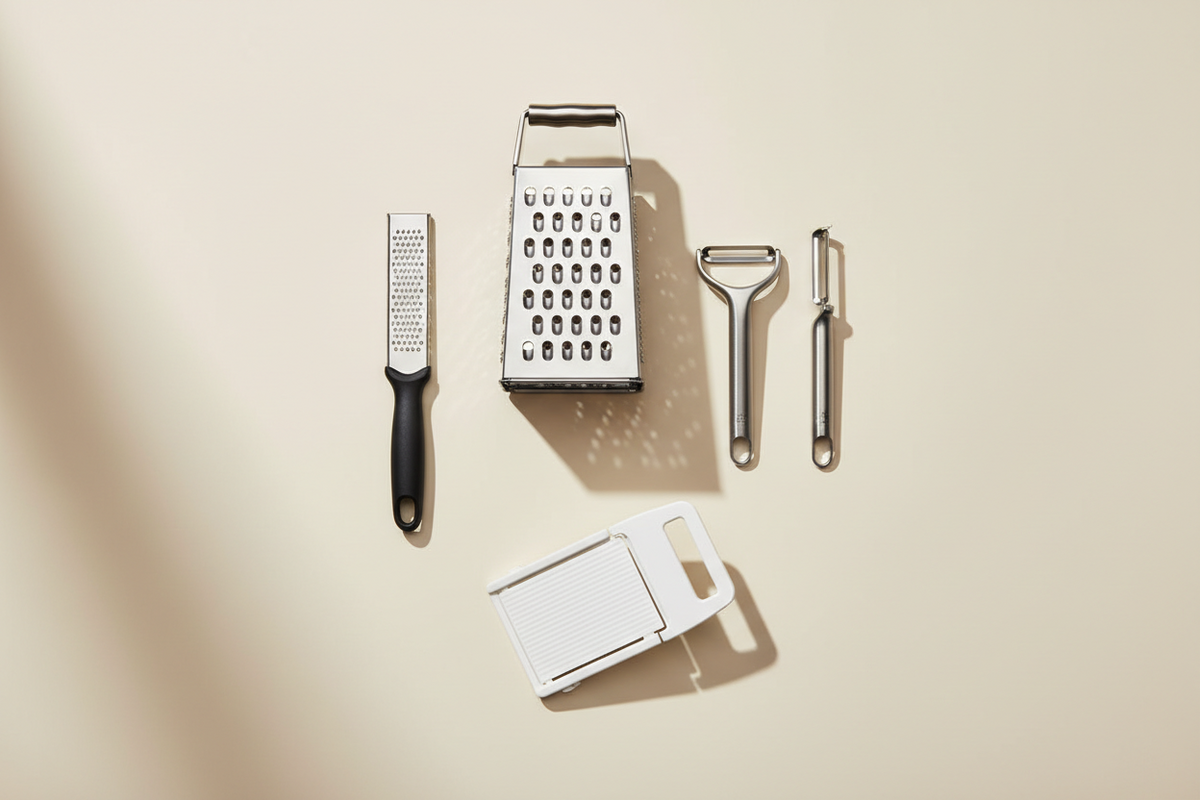 Graters, Peelers & Slicers for everyday kitchen food preparation