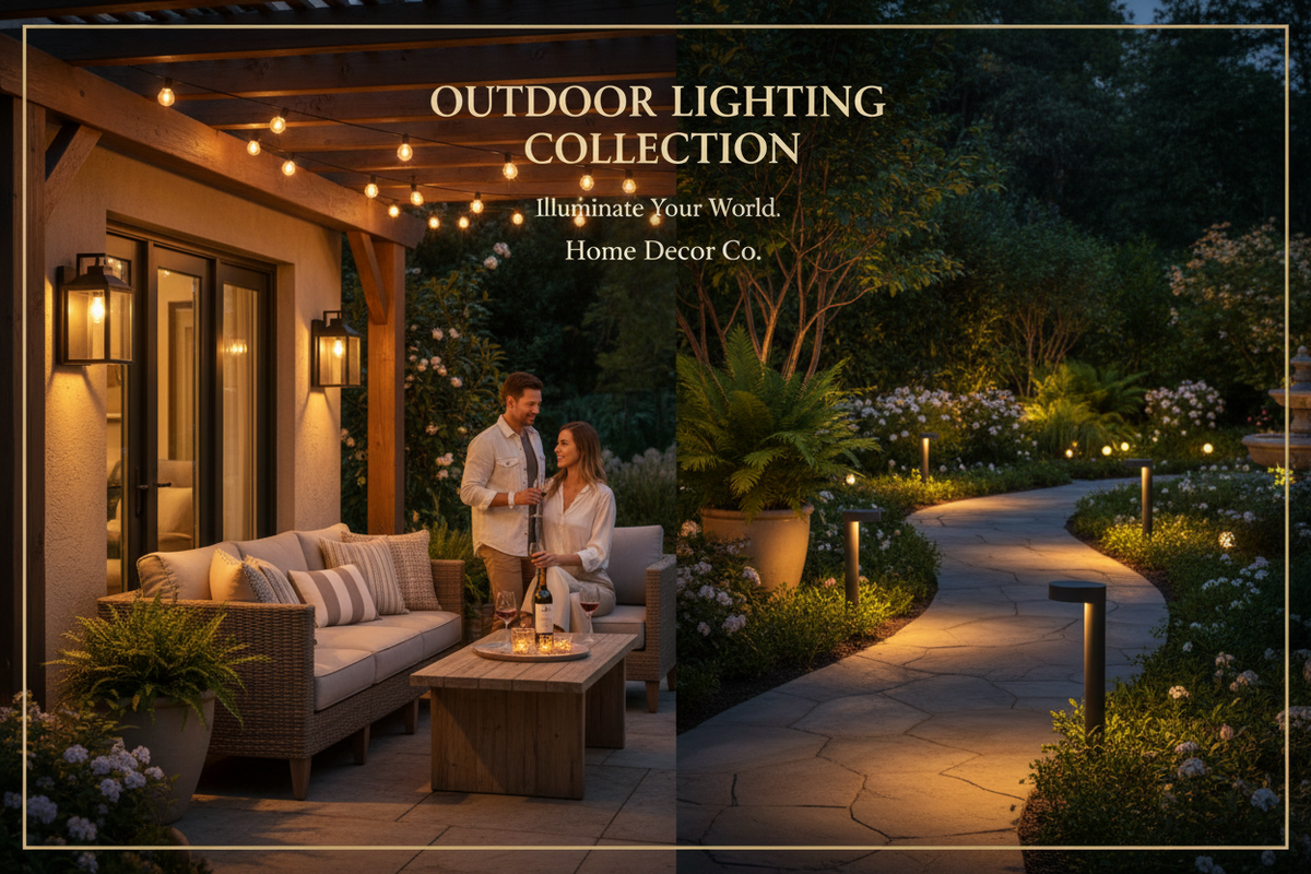 Lighting for indoor rooms, outdoor spaces, and home décor