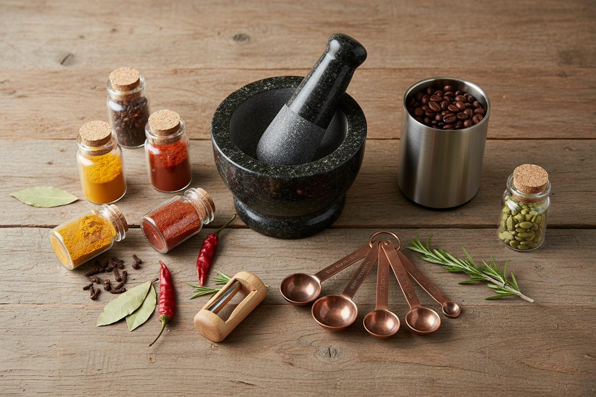 Seasoning & Spice Tools for everyday kitchen preparation