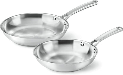 Calphalon Classic Stainless Steel Cookware, Fry Pan, 2-Piece1