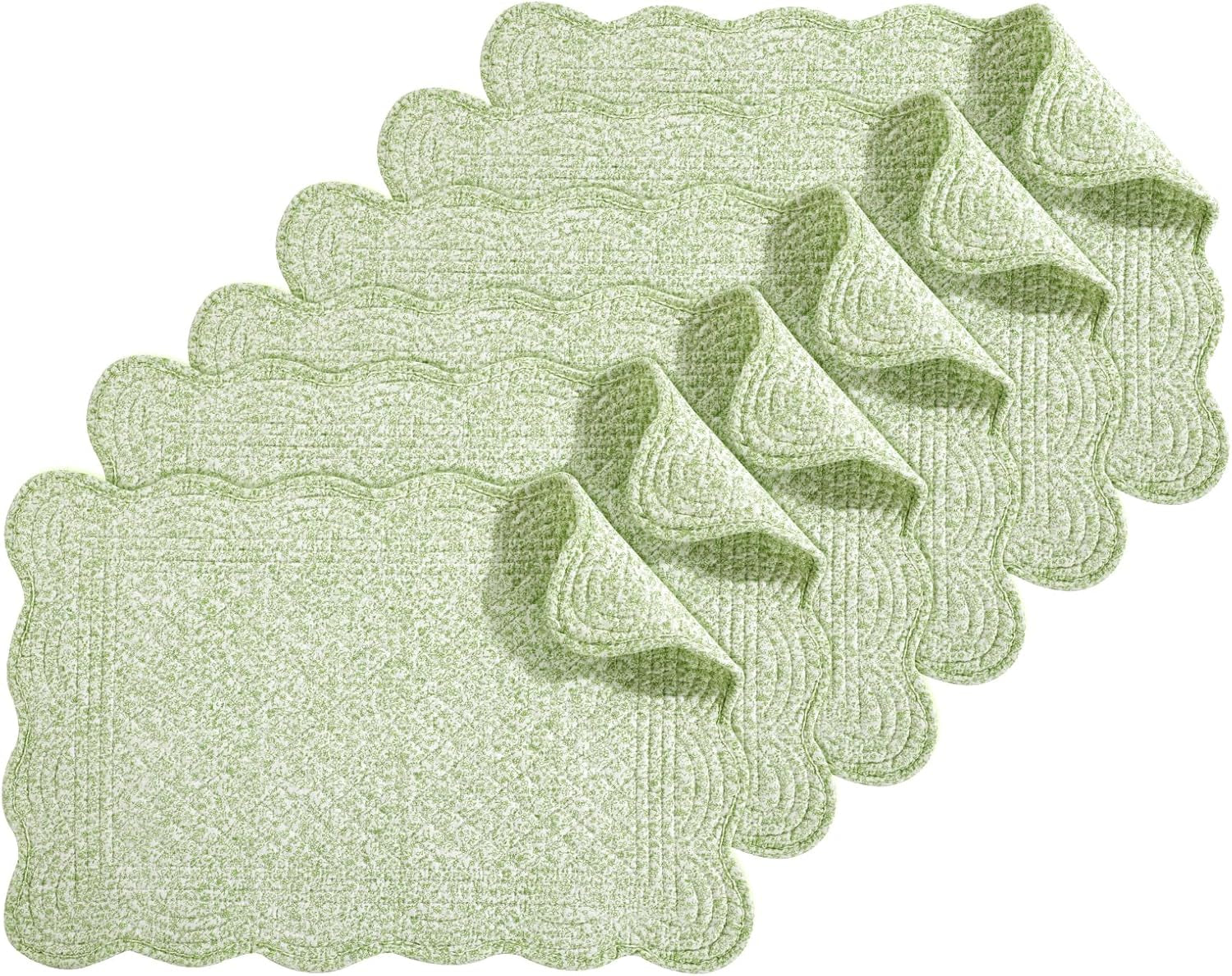 quilted-placemats-set-of-6-washable-13x18-inches-rectangular-placemats-for-kitchen-table-100-cotton-fabric-rectangular-table-mats-white-with-light-green