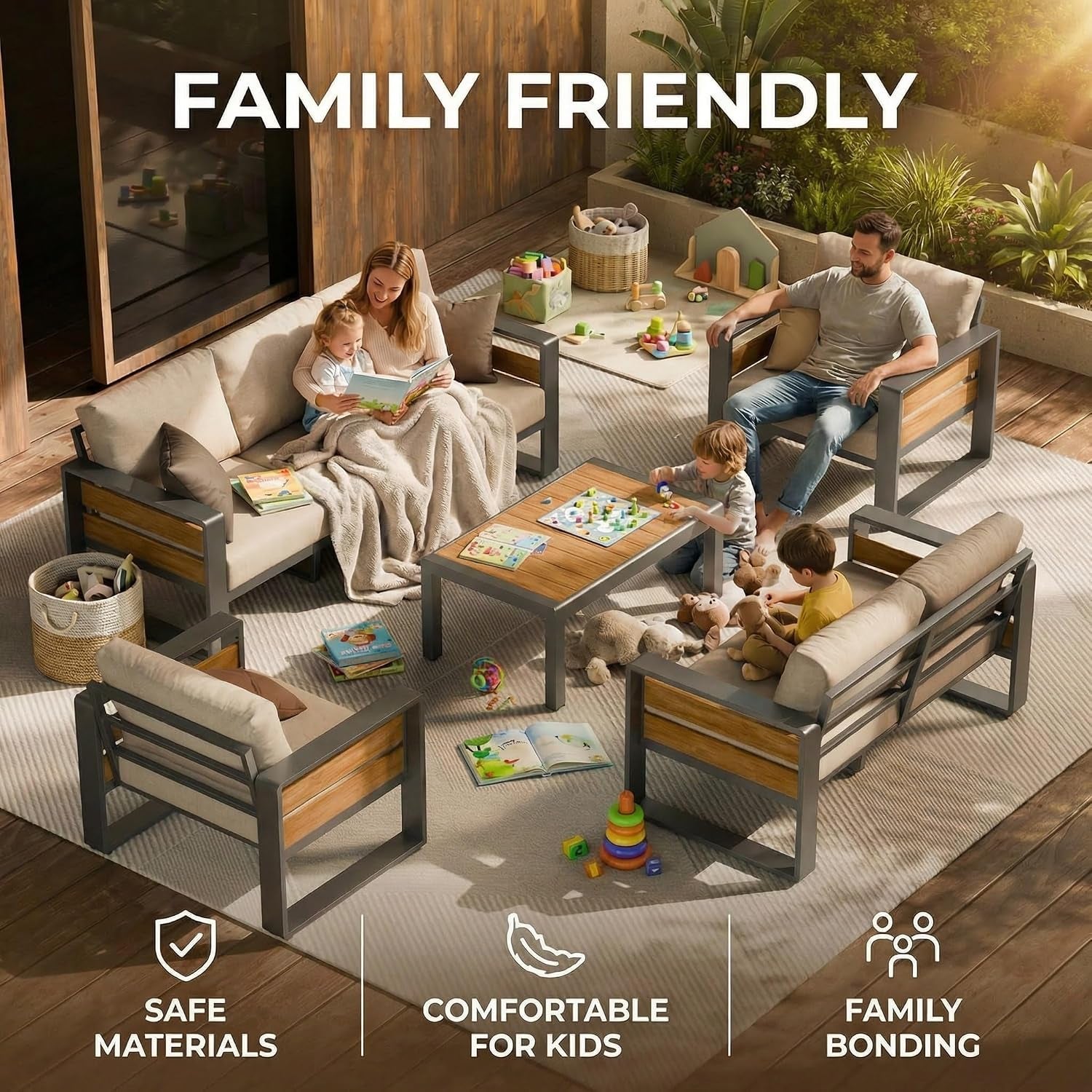 aluminum-outdoor-patio-furniture-set-with-table-5-seat-grey