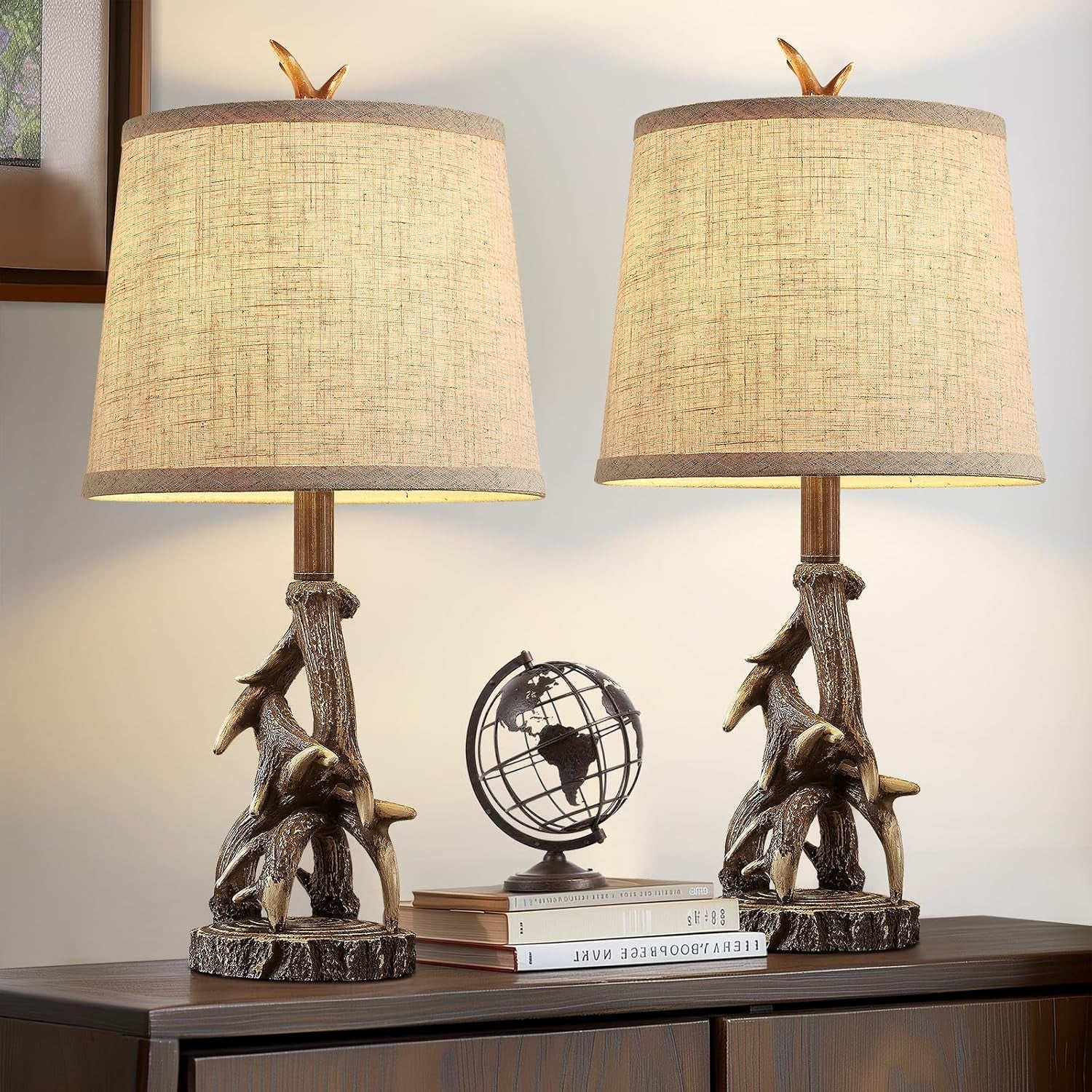 23-rustic-farmhouse-table-lamps-set-of-2-deer-antler-lamps-for-bedroom-nightstand-lamp-western-cabin-side-lamp-for-living-room-end-table-study-room-desk-brown