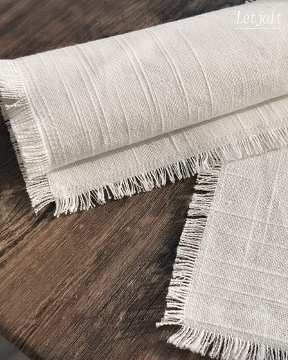 White Placemats Set of 45