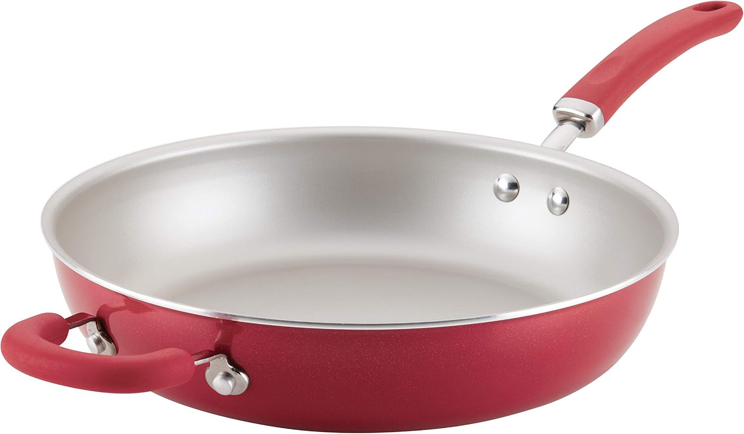 create-delicious-deep-nonstick-frying-pan-fry-pan-skillet-12-5-inch-red