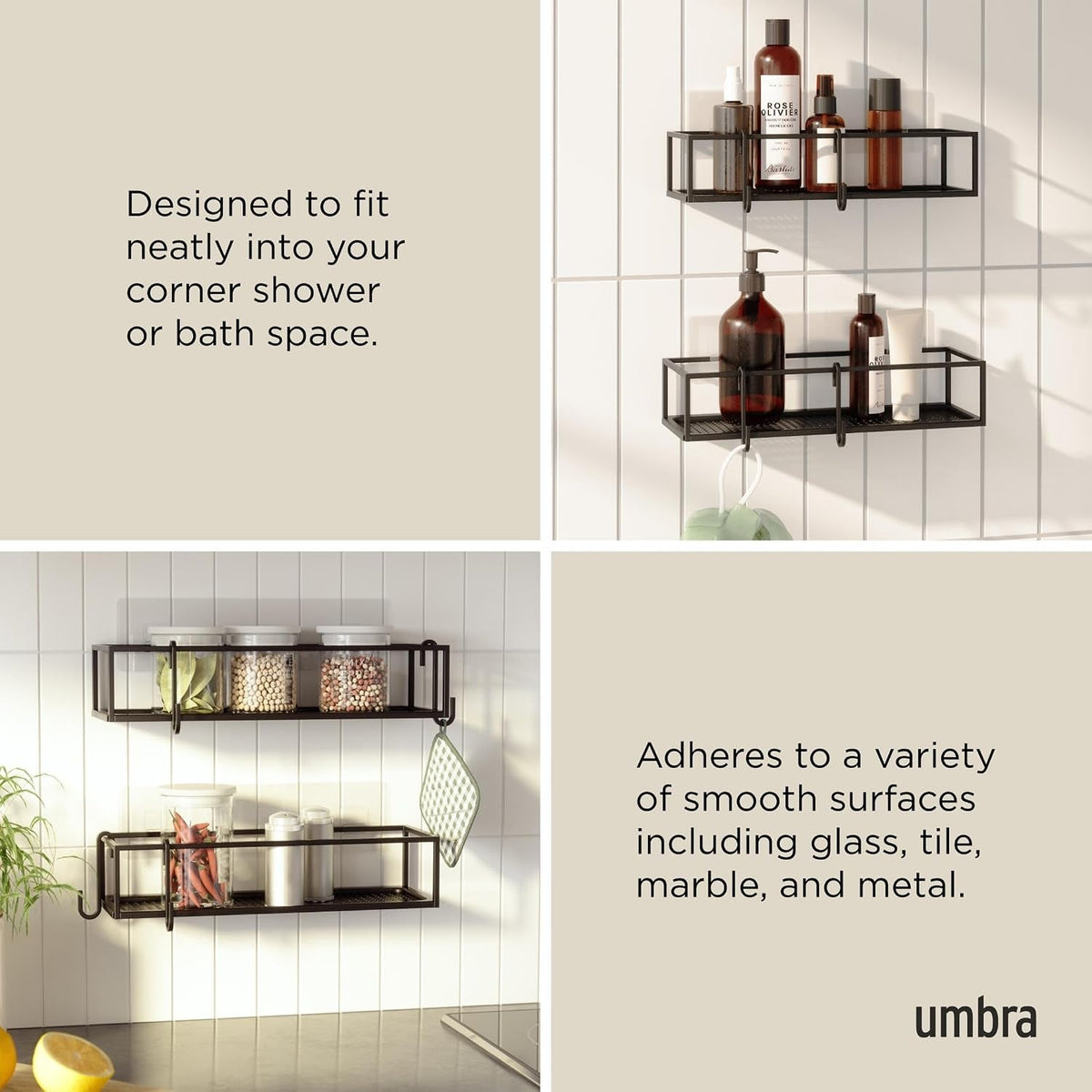 cubiko-shower-caddy-metal-floating-adhesive-set-of-2-black