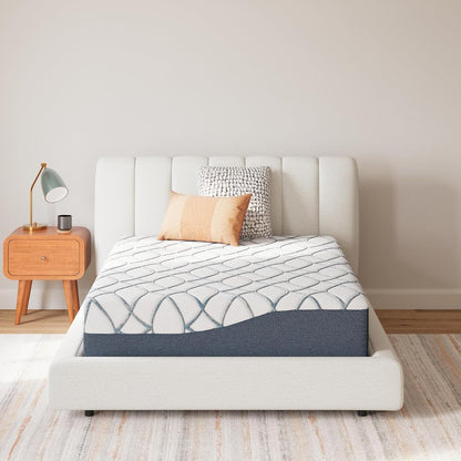 Signature Design by Ashley 12 Inch Chime Elite 2.0 Plush Green Tea Memory Foam Mattress for Cool Sleep and Pressure Relief, Full, Fiberglass-Free, Mattress in a Box2