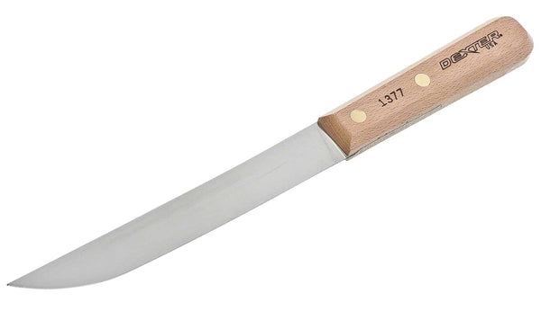 Dexter Russell 1377PCP Traditional (02130) Boning Knife, 7", Wide, High-Carbon Steel, Beech Handle, Made in USA​‍​​‌‌‌‌​‍​‌​​‌​‍​​‌‌‌‌‍​​‌‌‌‌‍​​‌‌​​‍​​‌‌‌‌‍​​‌​‌‌‍​​​‌‌‌‍​​‌‌​​‍​​‌​‌‌‍​​‌‌‌‌​‍​​1