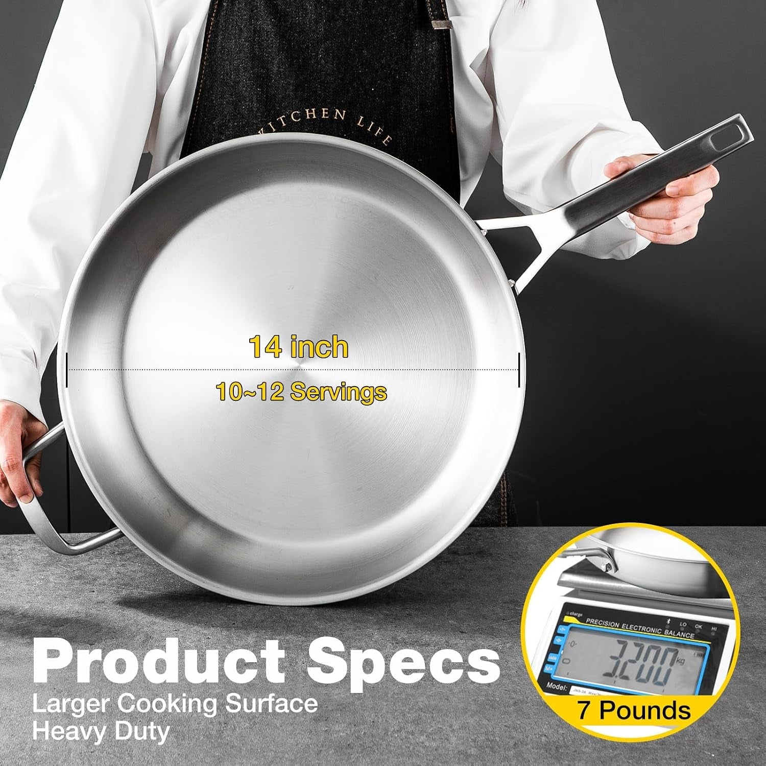 stainless-steel-pan-14-inch-frying-pan-heavy-duty-large-frying-pan-fast-even-heating-up-to-650-oven-dishwasher-safe-compatible-with-all-cooktops