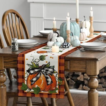 210 GSM Fall Table Runner Home Party Decor 13X72 Inch3