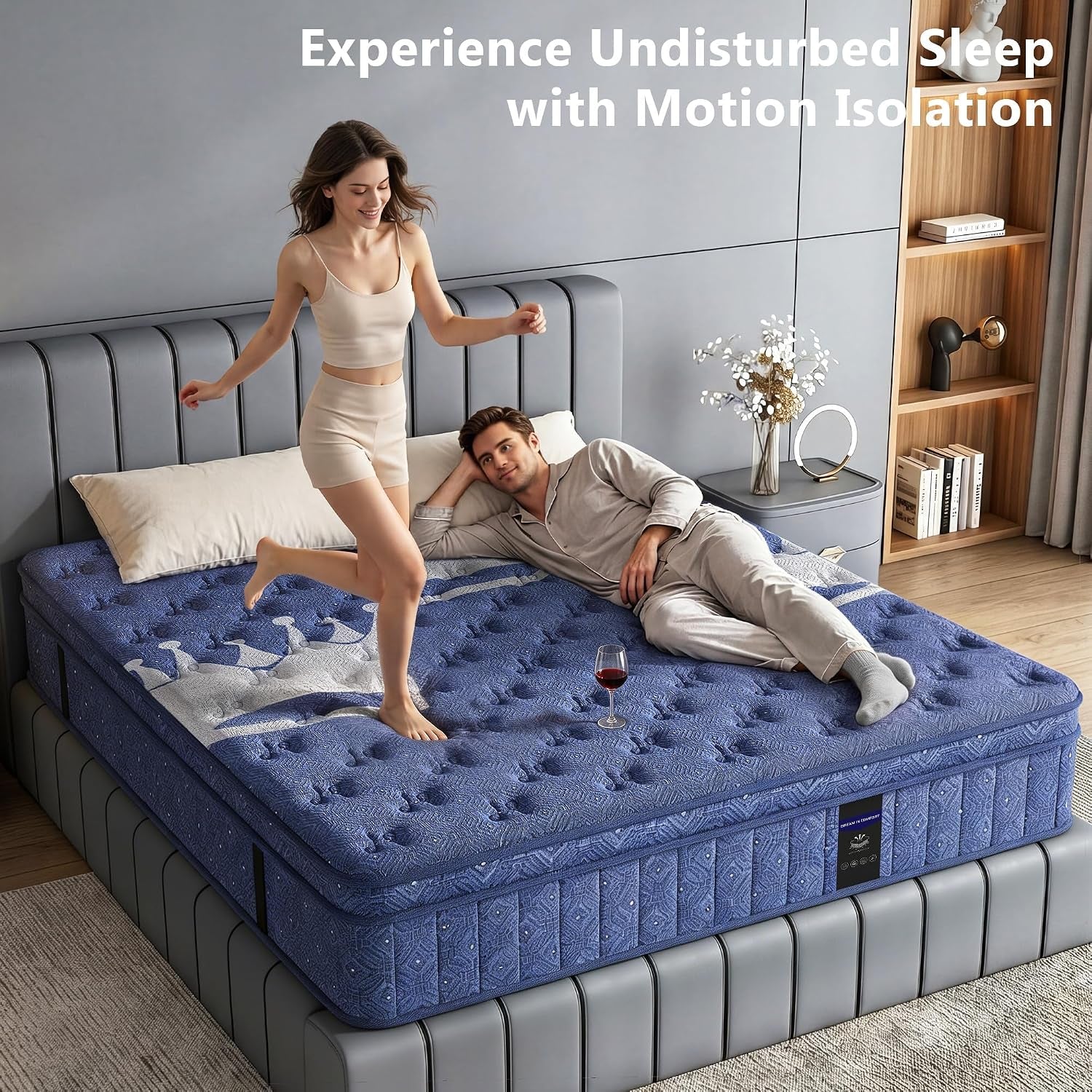 queen-mattress-crown-hybrid-mattress-in-a-box-medium-firm-mattress14-in