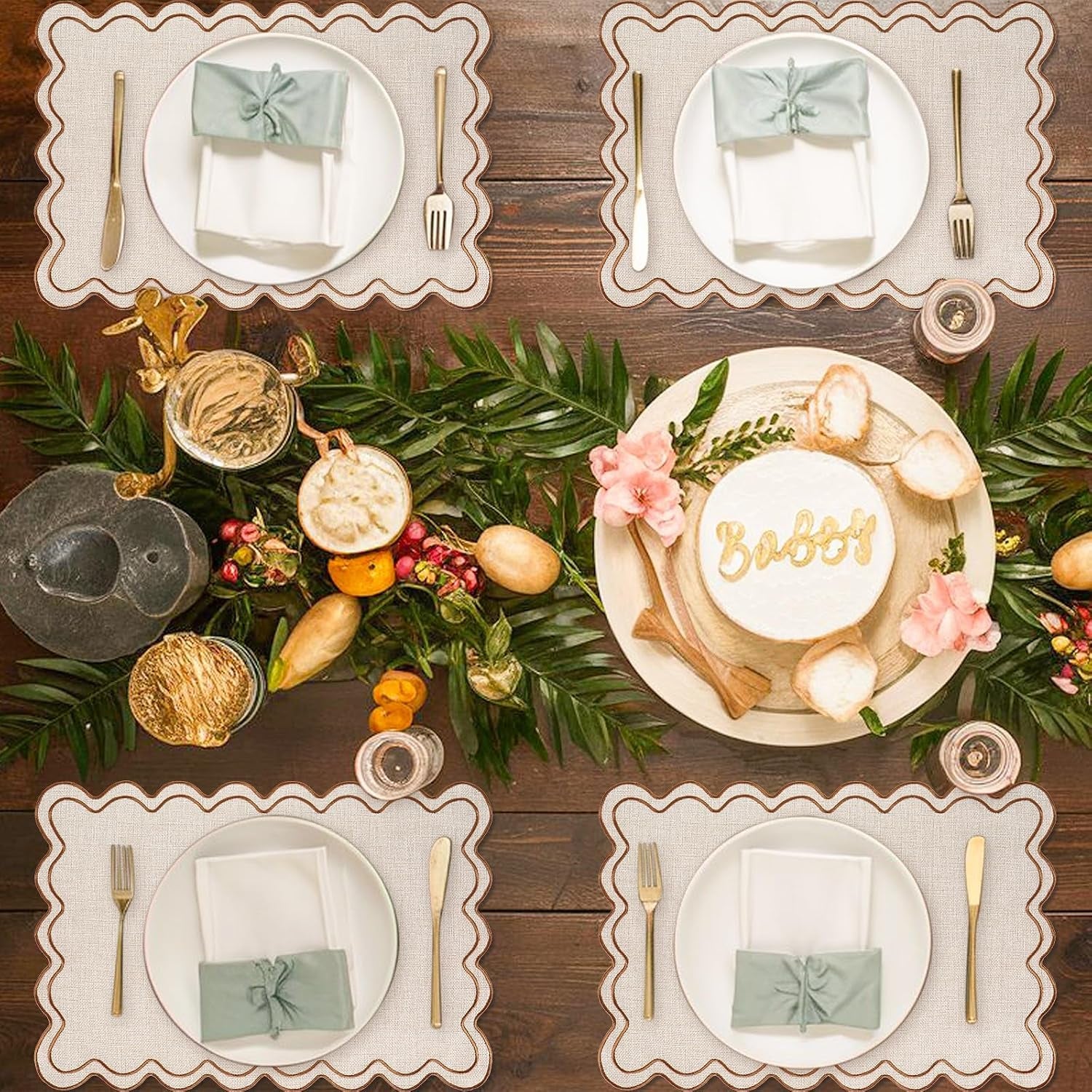 beige-linen-placemats-embroidered-scalloped-kitchen-place-mats-for-birthday-baby-shower-party-home-dining-table-decor-set-of-6-13-x-19-in