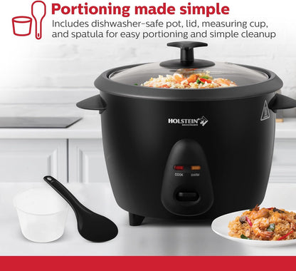 16-Cup Cooked (8-Cup Uncooked) Rice Cooker, Black – One-Touch Operation with Cook & Keep Warm Functions, Perfect for Rice, Quinoa, Oatmeal, Stews & Grains6
