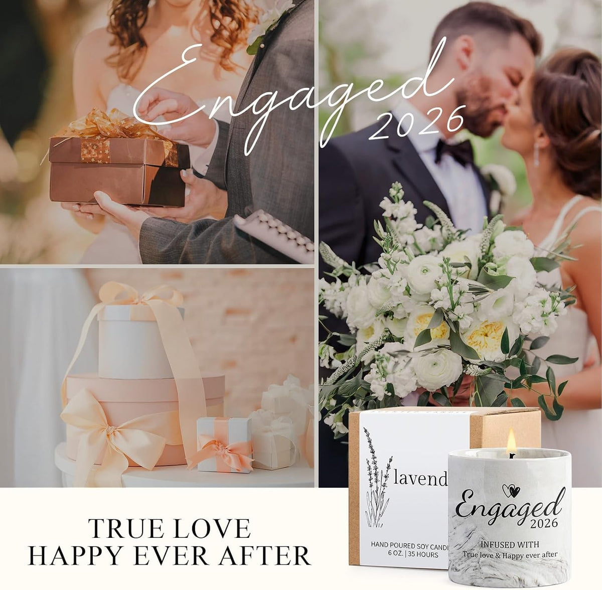 engagement-gifts-gift-for-newly-engaged-couples-fiance-gifts-for-women-bridal-shower-wedding-bride-gift-engaged-present-6-oz-engaged-2026-lavender-ceramics-candle