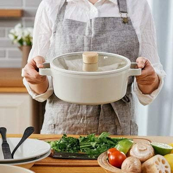 FIKA 8-Piece Home Kitchen Essential Cookware Pot and Pan Set with Lid, Nonstick Ceramic Coating, Induction, Made in Korea(5 SET)4