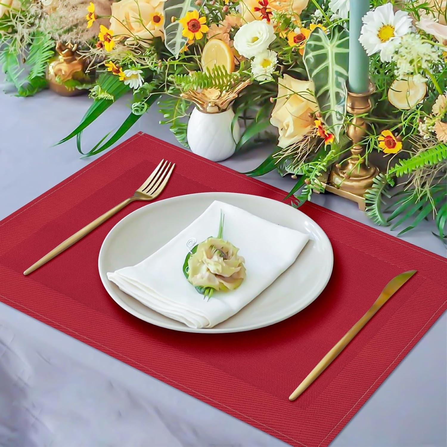 red-placemats-set-of-8-12x18-inch-faux-linen-table-mats
