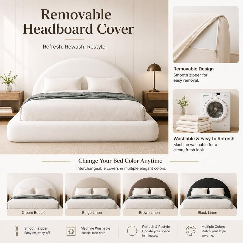 round-bed-washable-zip-cover-upholstered-linen-premium-soft-foam-modular-minimalist-modern-half-circle-moon-sold-sold-separately-brown-linen-premium-king-headboard