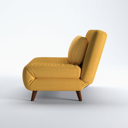 Artdeco Home Generous 40.6" W Sleeper Chair Bed,3In1 Twin Convertible Chair Bed Futon Sofa with Adjustable Backrest, Foldable Twin Chaise Lounge for Small Space Living Room and Apartment (Mustard)9