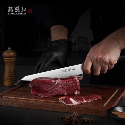 Japanese Chef Knife 8In,High Carbon Steel Vg-10,Lab Tested Sharp7