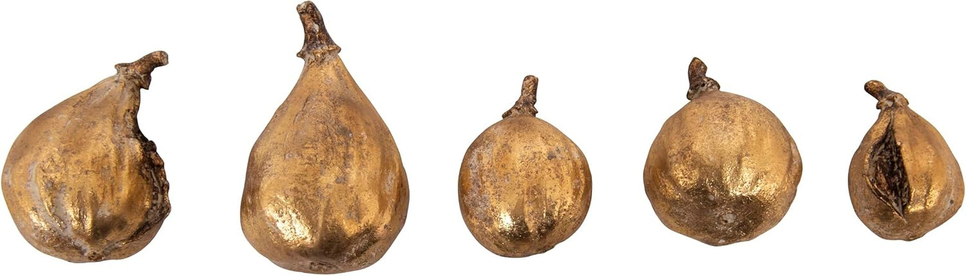 creative-co-op-resin-figs-with-gold-finish-set-of-5-pieces
