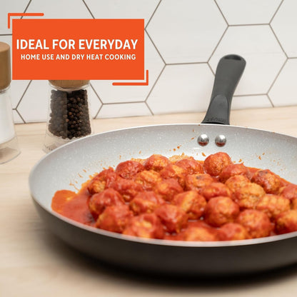12 Inch Premier Cera Aluminum Speckled Gray Ceramic Fry Pan | Ideal for Pan Frying7