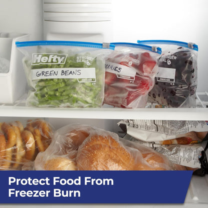 Slider Freezer Bags, Quart Size, 74Ct5