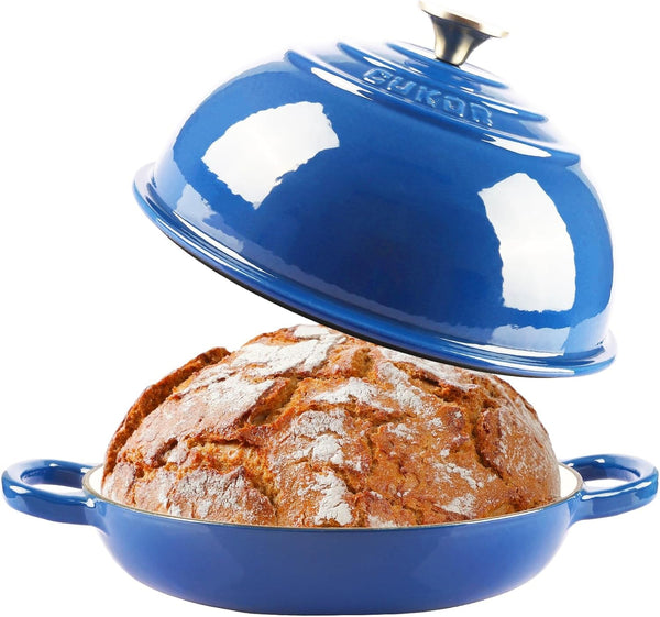  7QT Dutch Oven Pot with Lid, Enameled Cast Iron Dutch Oven for Bread Baking, Non-Stick Bread Pot for Oven/Stovetop (Roast, Braising, Stewing, Soups)1