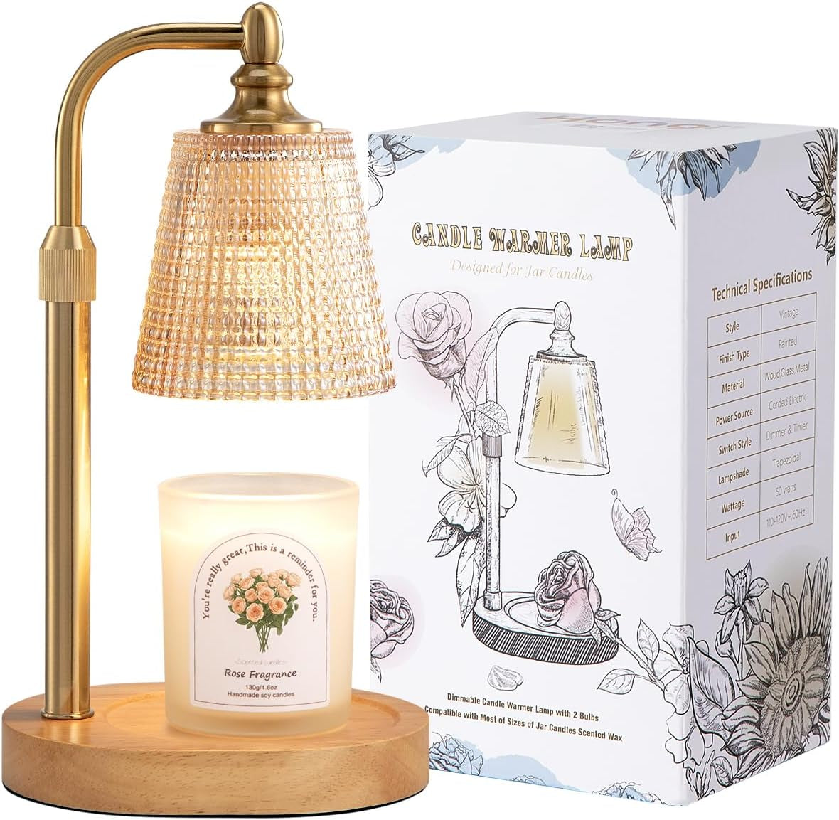 candle-warmer-lamp-with-timer-birthday-gifts-for-women-mom-home-decor