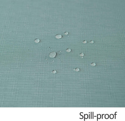 Rectangle Slubby Textured Tablecloth Waterproof Spillproof Wrinkle Free Table Cloth, Kitchen Dining Room Decoration, Fabric Table Cover for Holiday Party Dinner, 52 X 70 Inch, Slate Blue5