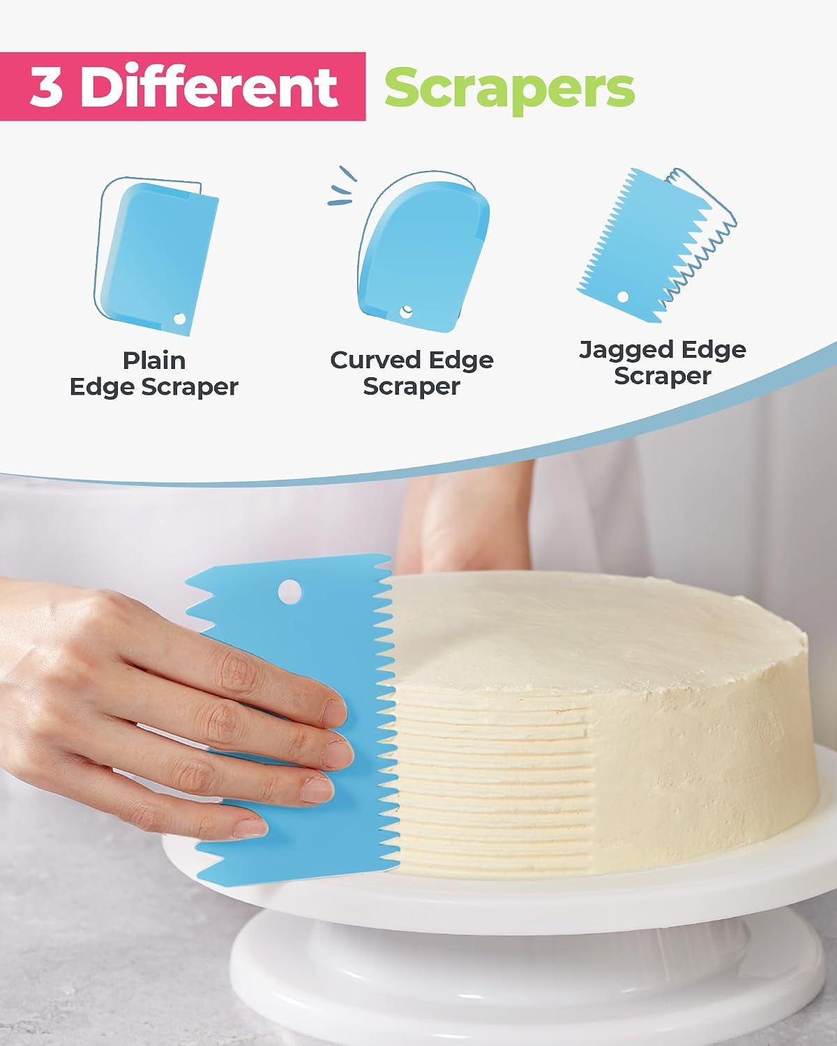 124-icing-piping-bags-and-tips-set-frosting-cake-decorating-kit-blue-baking-supplies-tools-100-1-piping-bags-12-16-icing-piping-tips-reusable-pastry-bag-3-scrapers-for-beginners-pros