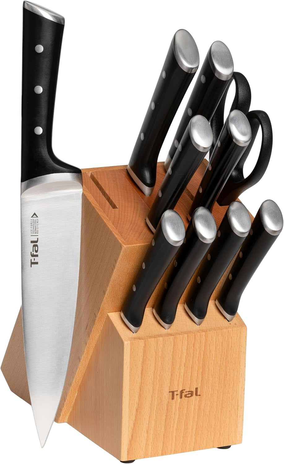 ice-force-11-piece-german-stainless-steel-kitchen-knife-block-set-x50crmov15-steel-26-degree-cutting-edge-ice-hardening-to-250f-ergonomic-handle-with-finger-guard-includes-steak-knives