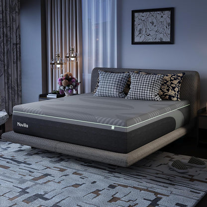 Airyflow Queen Mattress 14 Inch, Gel Memory Foam Mattress Queen | for Cool Night & Spinal Alignment, Pressure Relief & Motion Isolation, Green Tea-Infused, Certipur-Us Certified, Medium Firm2
