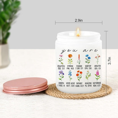 Christian Gifts for Women, Friend, Inspirational Religious Gifts for Women, Friend, Unique Christian Candle Gift7