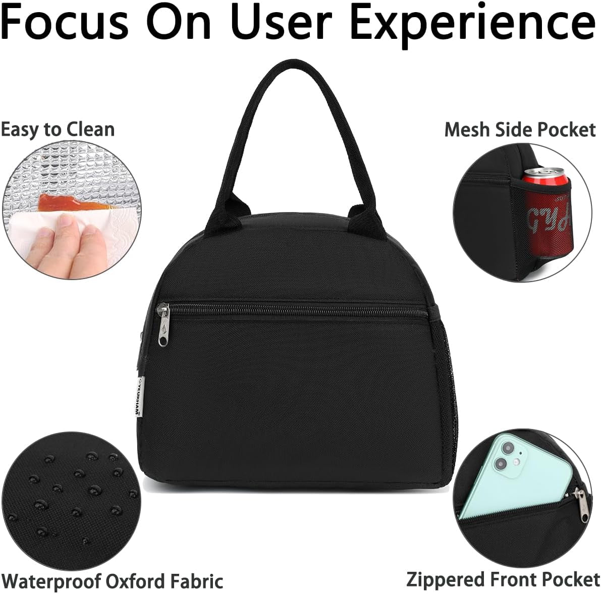 lunch-bag-women-lunch-box-for-adult-men-kids-girls-small-cute-lunchbox-tote-large-capacity-insulated-lunch-container-cooler-for-work-school-picnic-travel-black