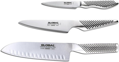 G-80338-3 Piece Knife Set with Santoku - Hollow Ground, Utility and Paring Knife1