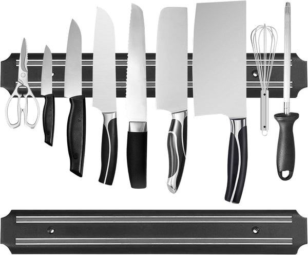 Magnetic Knife Strips(15 Inch X Set of 2) Magnetic Knife Storage Strip, Knife Holder, Knife Rack, Knife Strip, Kitchen Utensil Holder, Tool Holder, Multipurpose Magnetic Knife Rack1