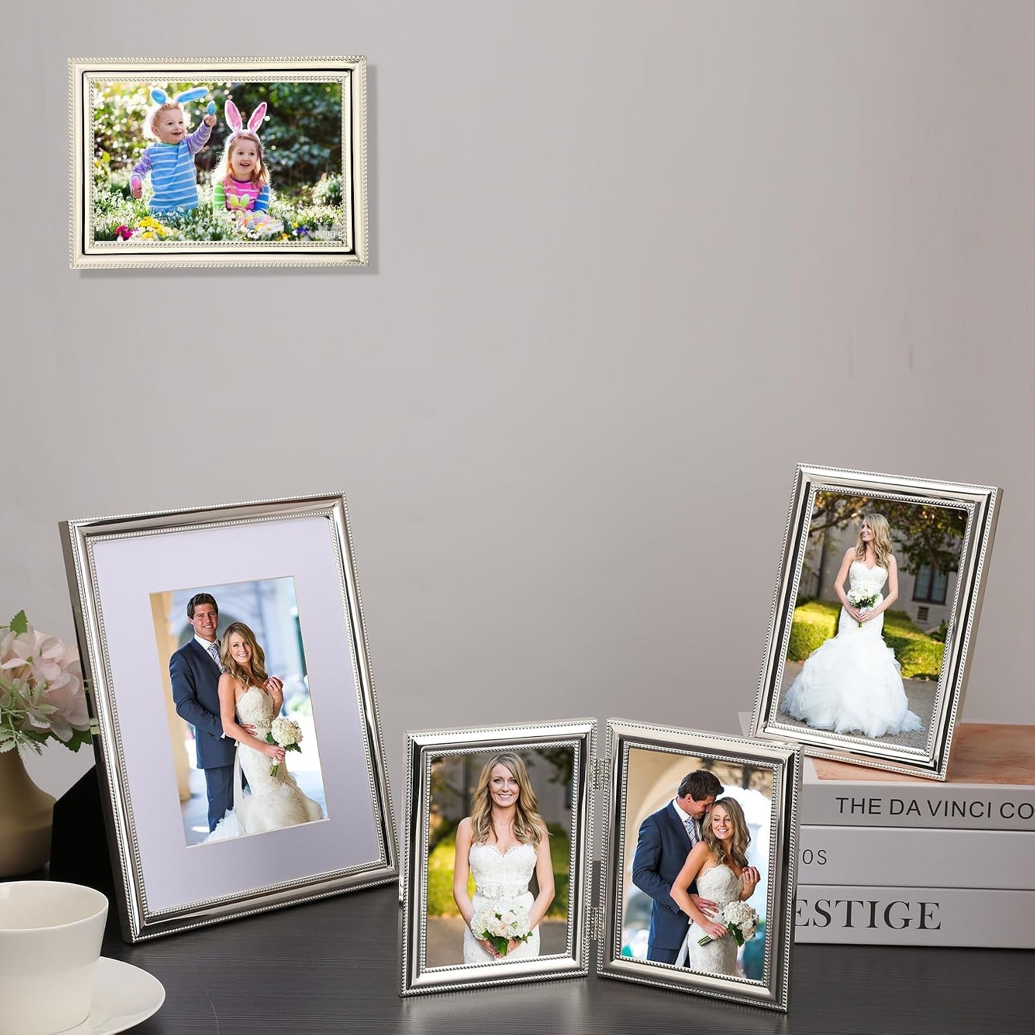 classy-silver-plated-8x10-metal-picture-frame-2-pack-classic-beaded-frame-8x10-mat-5x7-real-glass-front-and-velvet-backing-perfect-gifts-and-treasured-memories
