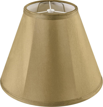 Champagne Gold Bell Lamp Shade, 6" X 13" X 9.8" | Spider, Medium, Traditional, Handmade, Easy Assembly,Or Table Lamp, Floor & Bedside Lamp1