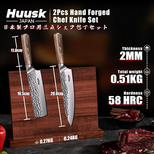 Japanese Kitchen Knife Set of 2 - Professional Chef Knives Set6