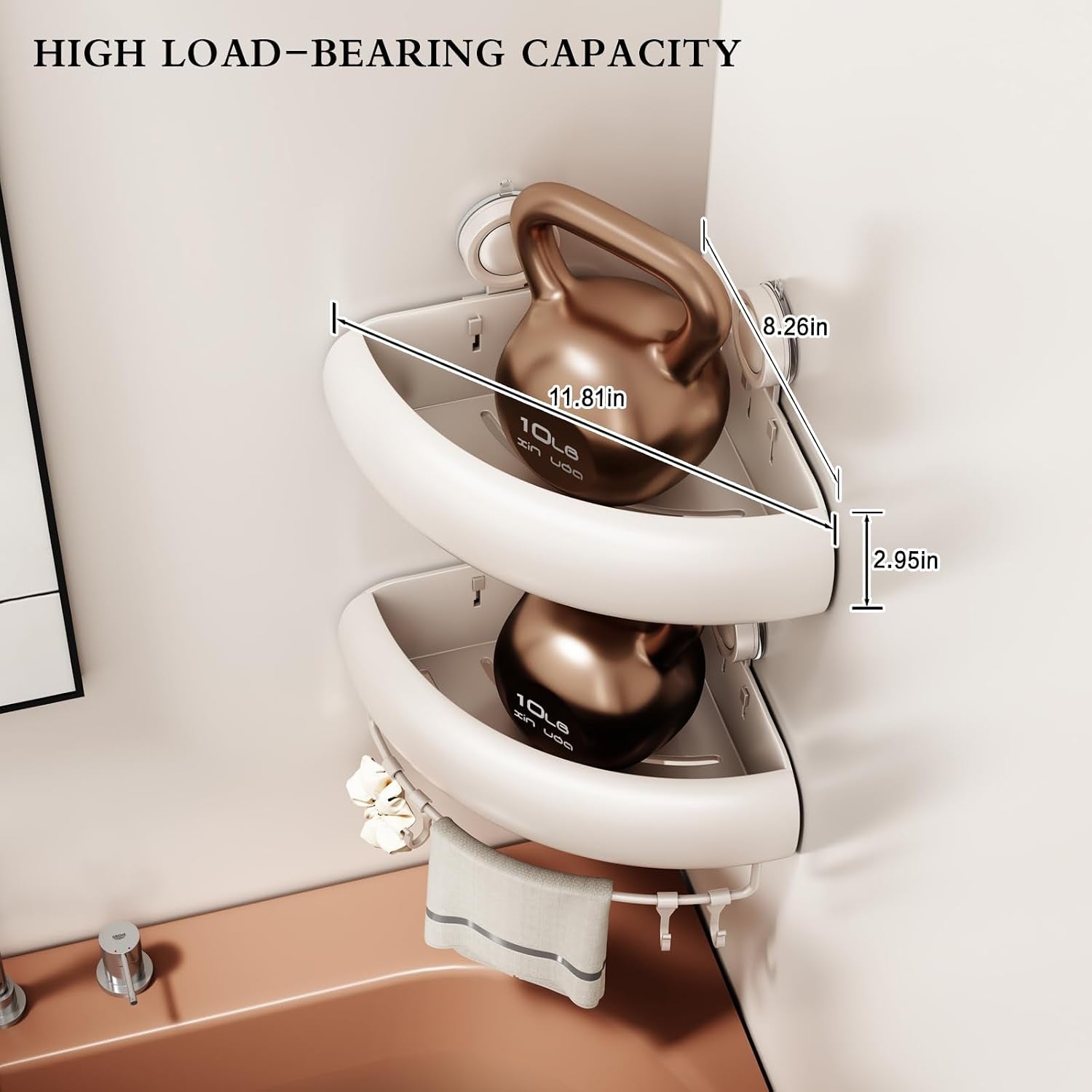 shower-caddy-suction-cup-2-pack-no-drilling-corner-shower-shelves-rust-proof-bathroom-storage-organizer-shower-corner-caddy-with-removable-hooks-and-towel-bar-triangle-cream
