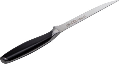 Titan Series 6-Inch Flexible Boning Knife - Precision Crafted with High-Carbon Japanese Stainless Steel and Ergonomic Black Handle, Complete with Polypropylene Sheath4