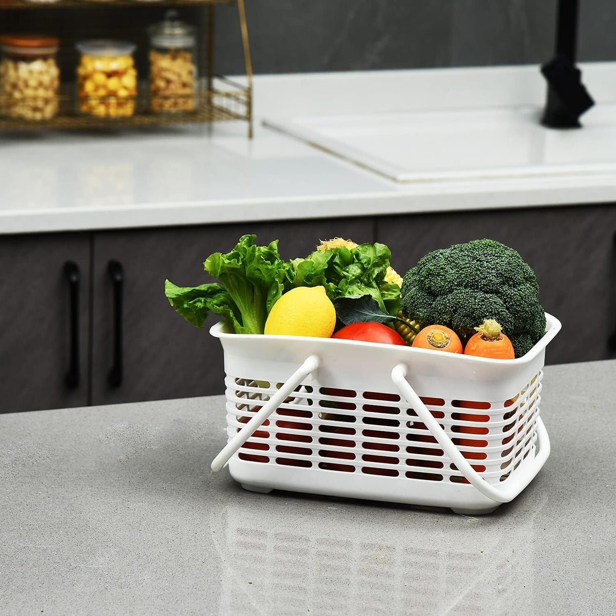 plastic-shower-caddy-basket-with-handle-portable-organizer-storage-basket-for-college-dorm-bathroom-kitchen-white