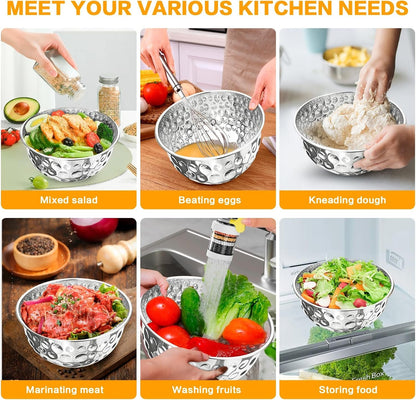 Stainless Steel Mixing Bowls Set of 55