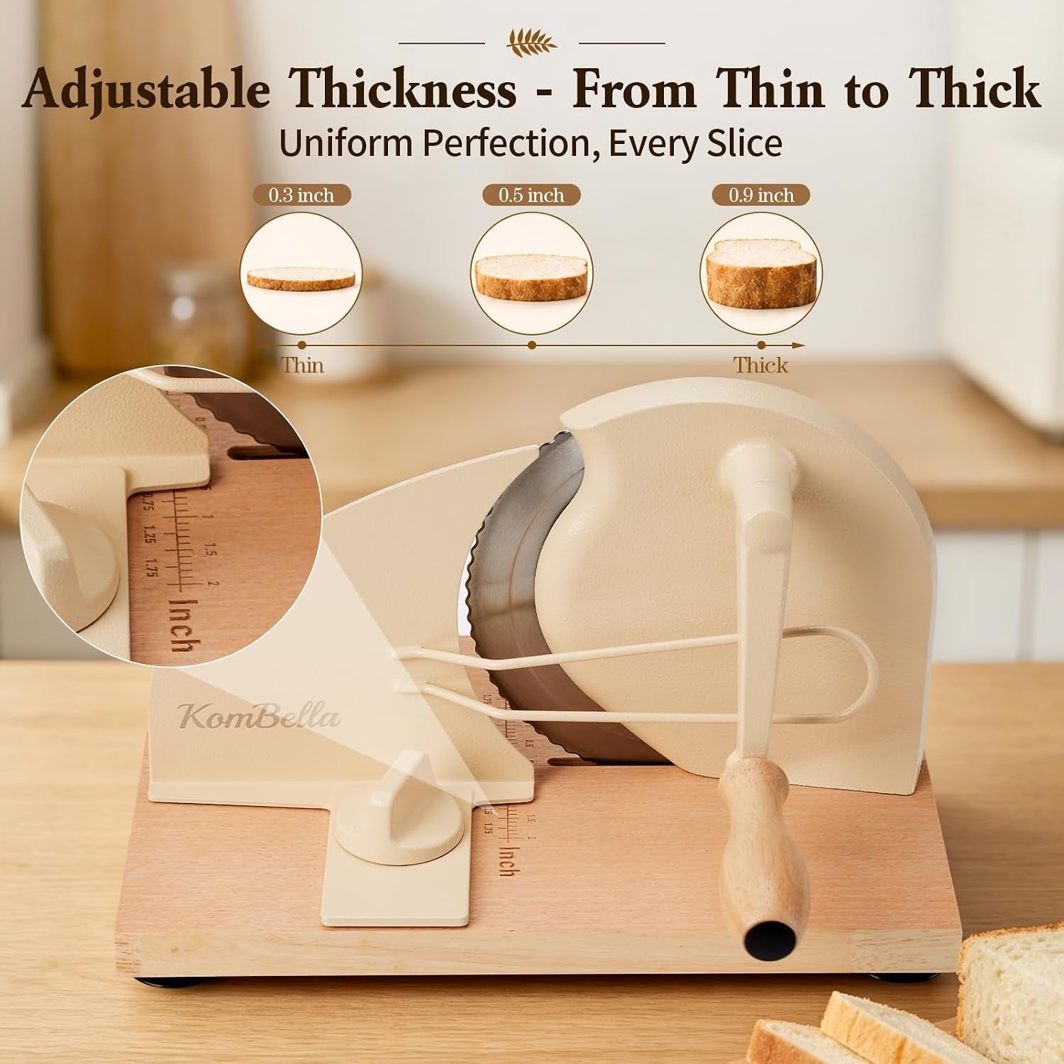 sourdough-bread-slicer-for-homemade-bread-manual-hand-crank-bread-cutter-with-adjustable-thickness-for-even-slices-slicing-guide-protective-blade-shield-wood-base-with-suction-cupsbeige