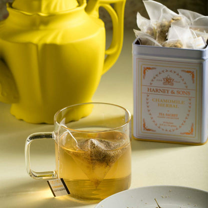 Classic Chamomile Herbal Tea, 20 Sachets in Tin | Egyptian Chamomile Flower Herbal Tea. Naturally Caffeine Free.6